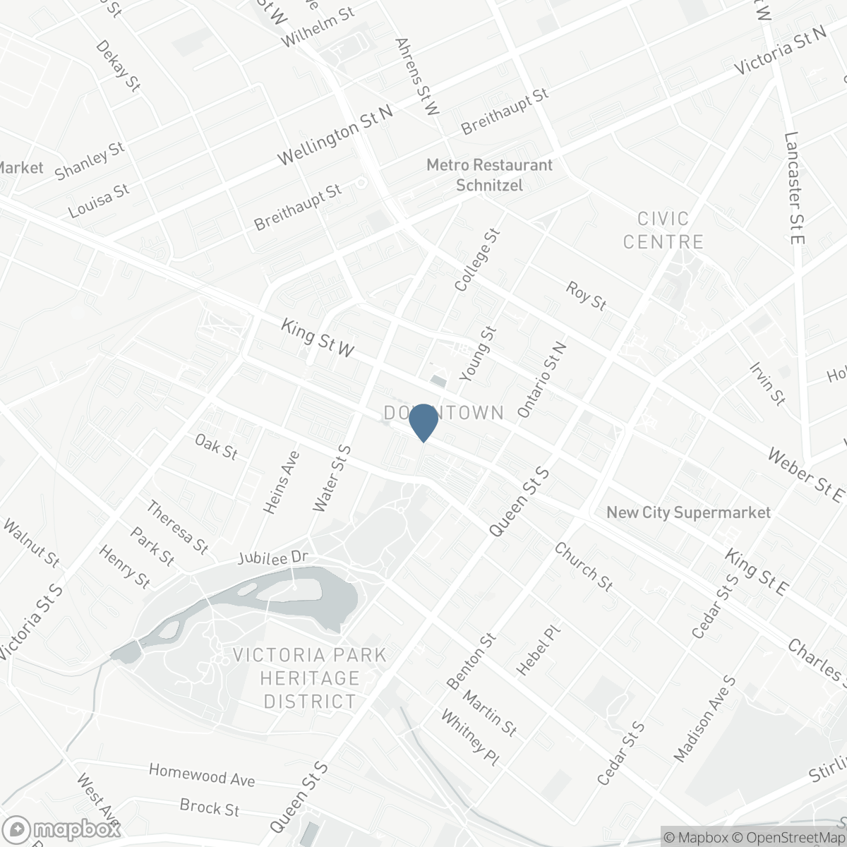 60 CHARLES Street W Unit# 1904, Kitchener, Ontario N2G 0C9